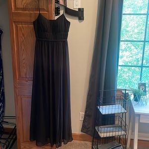 Black bridesmaids dress